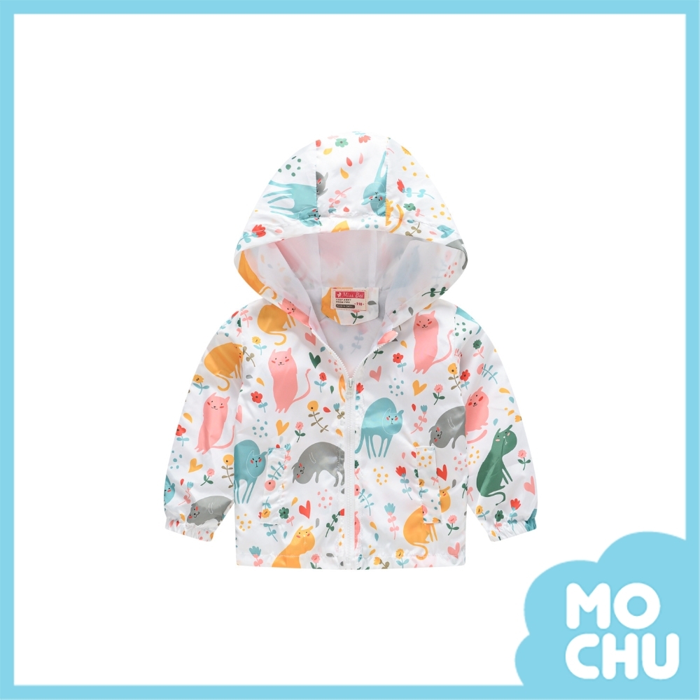 花朵小貓連帽外套