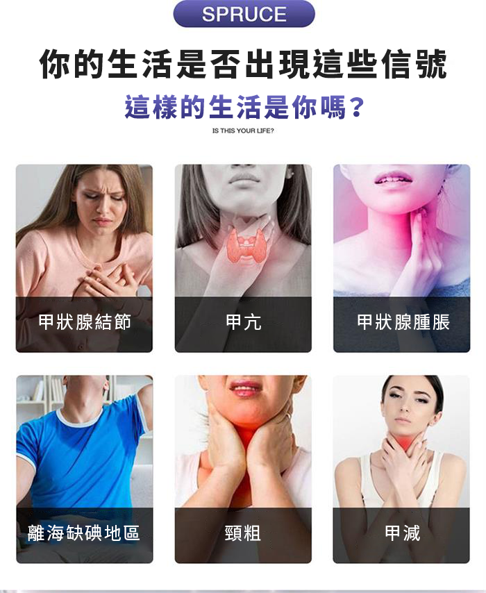 Spruce Nutrition 十重強效配方 甲狀腺 平衡素 30 粒裝 美國原裝行貨 產品簡介