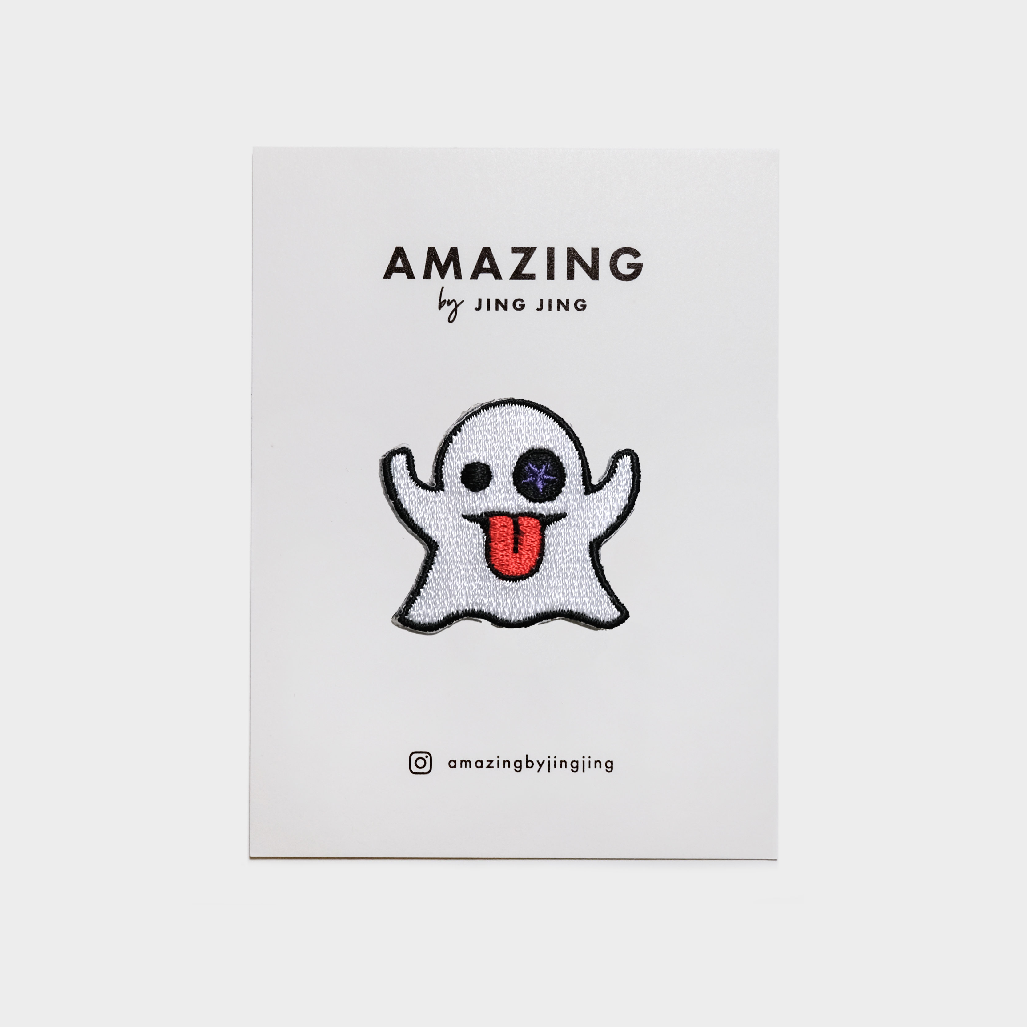 Amazing by Jing Jing 刺繡布貼 - 頑皮鬼