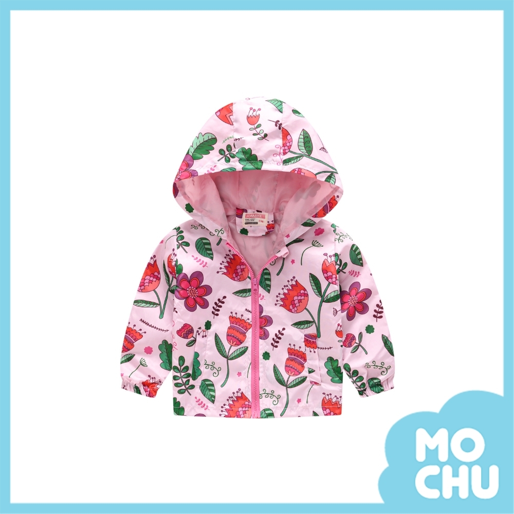 粉粉鬱金香連帽外套