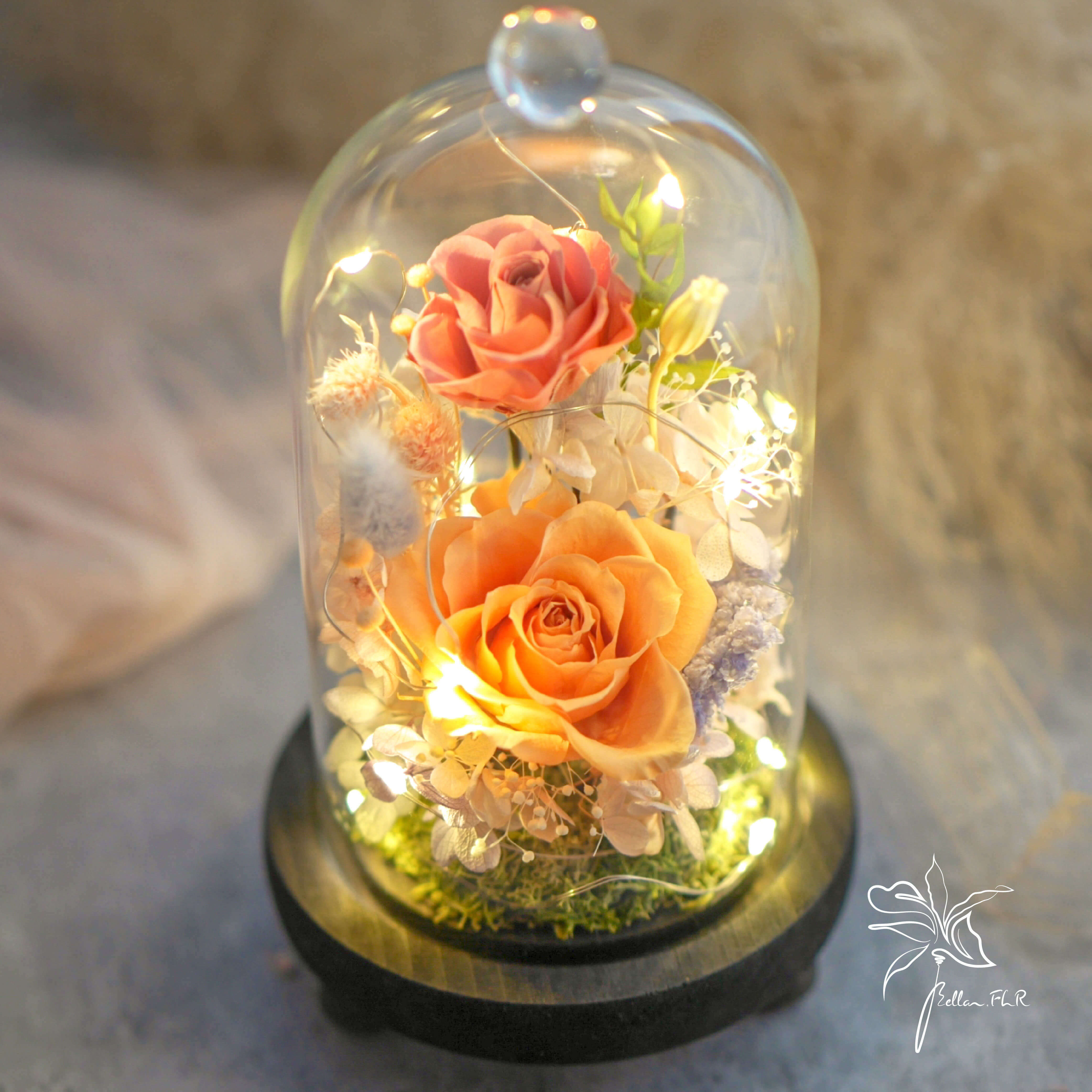 【奔騰的愛】長型玻璃花盅-小