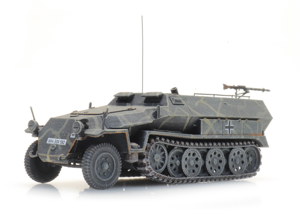 Artitec 6870476 HO規 Sd.Kfz. 251/2 Ausf. C, Granatwerfer grau 半履帶車
