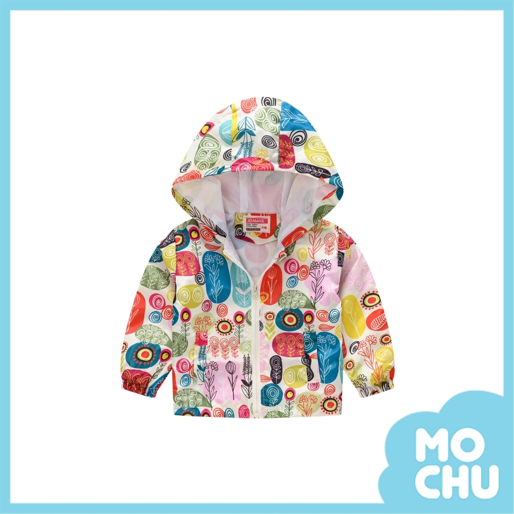 彩色雜草連帽外套