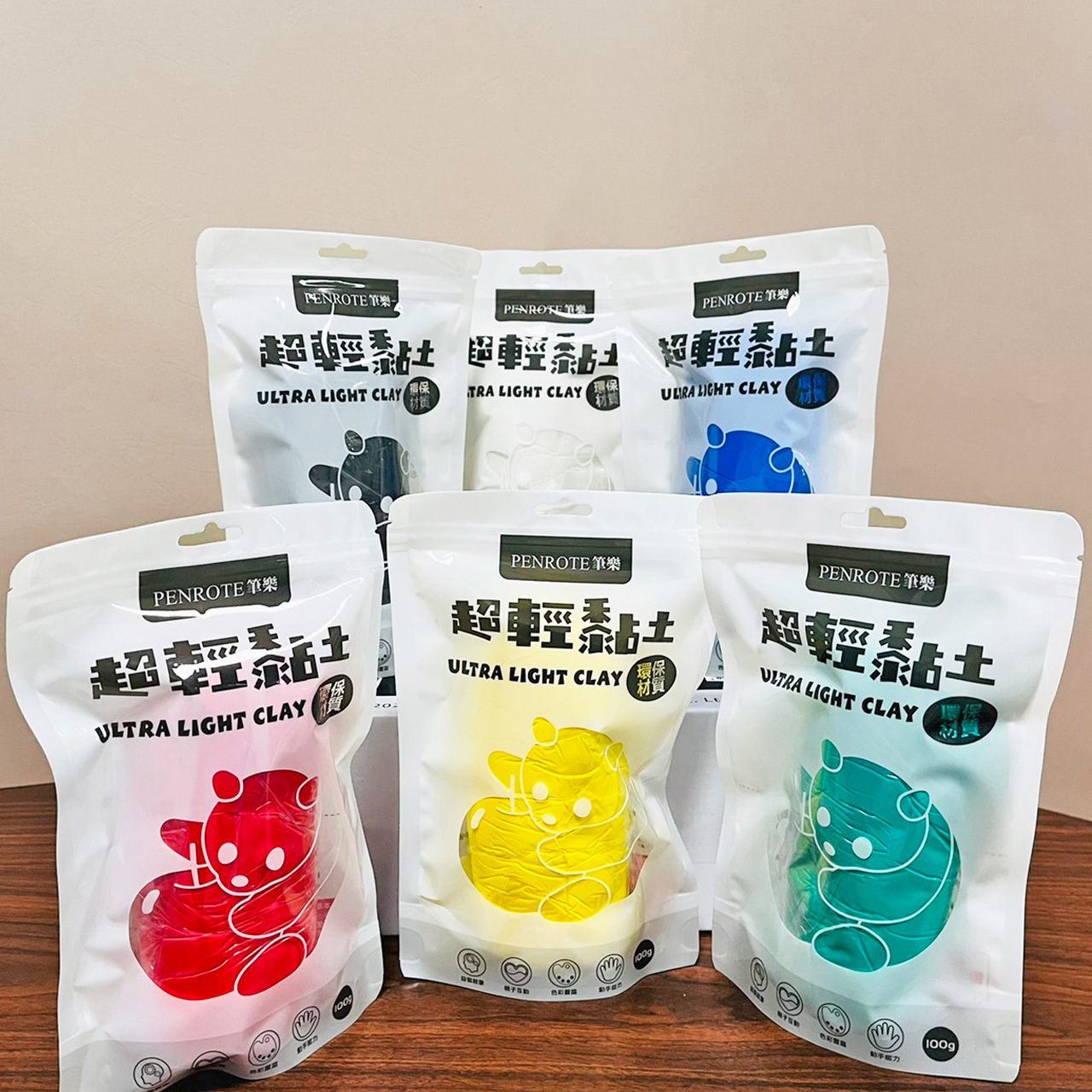 【PENROTE筆樂】100g超輕黏土