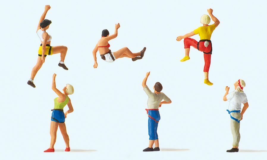 Preiser 10606 HO規 Freeclimber 自由攀岩者