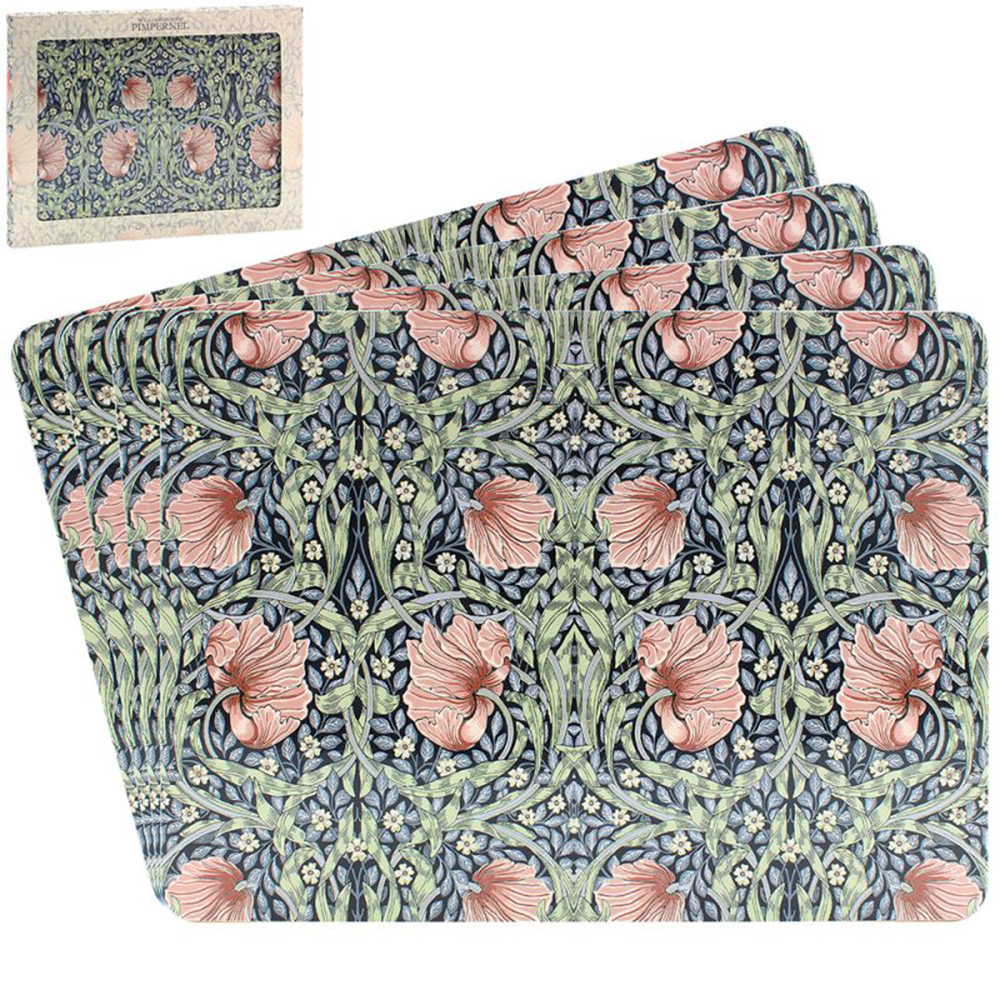 【LESSER & PAVEY】 Wm.Morris Pimpernel Blush 餐墊4入組