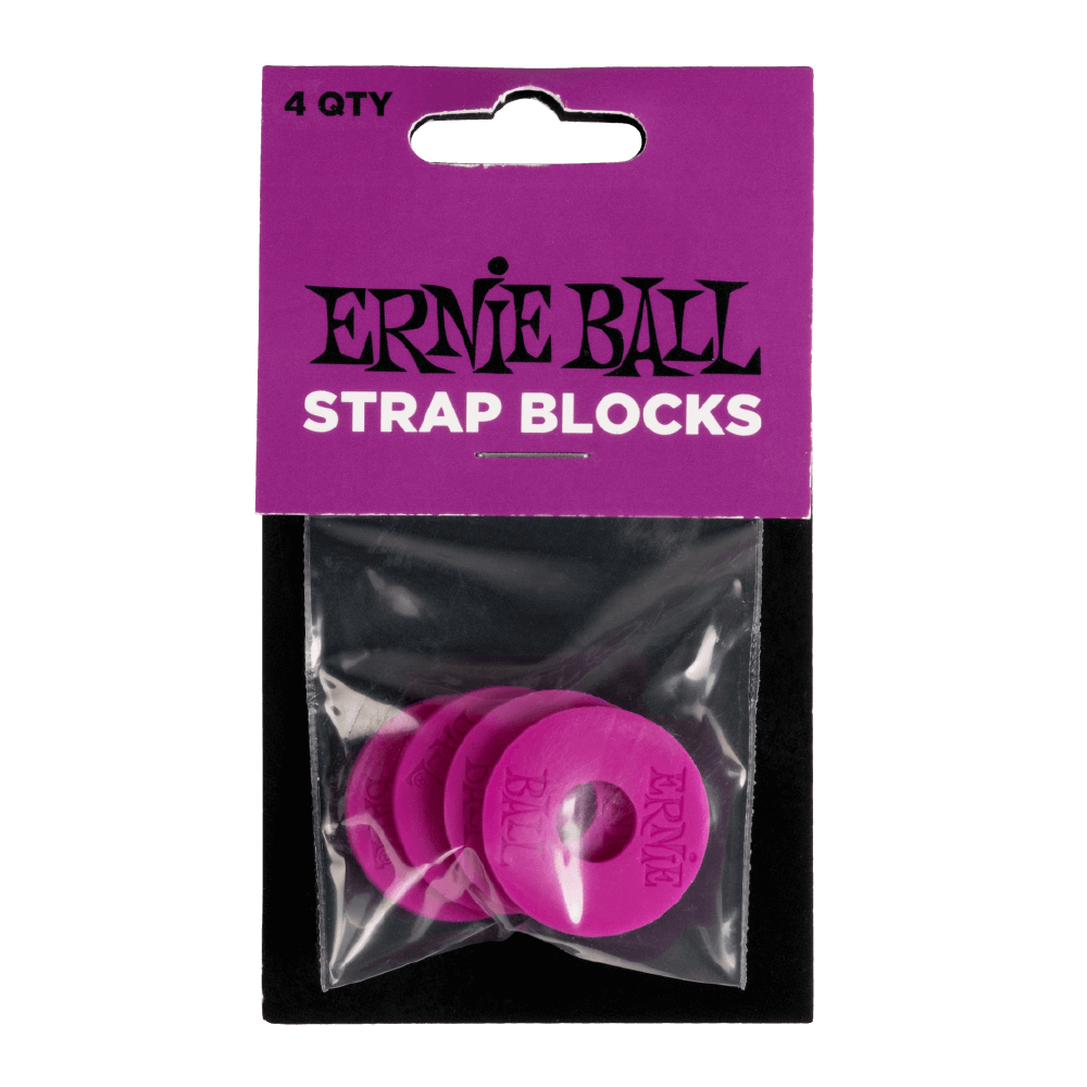 Ernie Ball Ernie Ball / 吉他背帶墊片 可防背帶滑落(4件裝)(9款) — 三峽配件 / 週邊