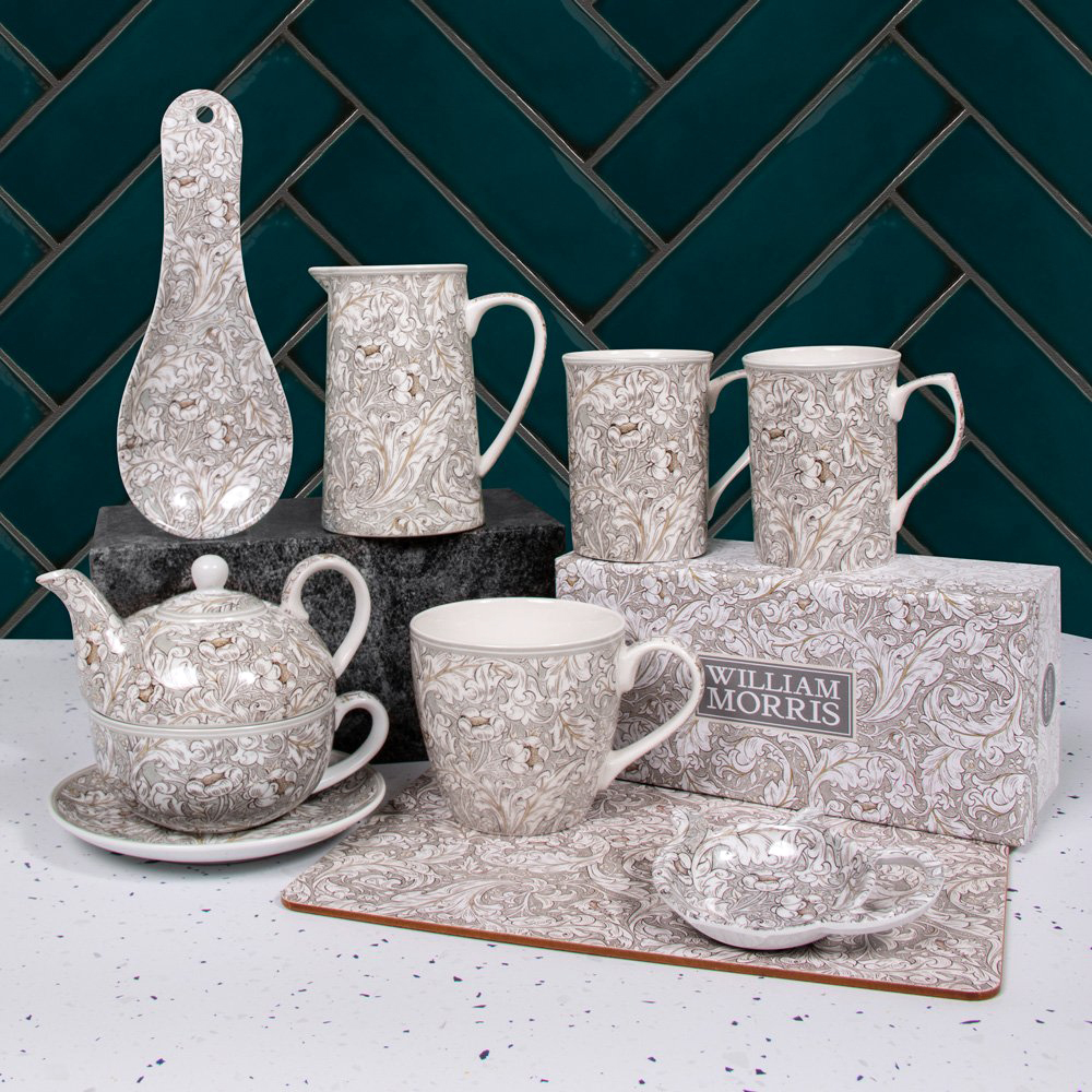 lesser&pavey,williammorris,bachelorsbutton,威廉莫里斯,奶水壺,陶瓷水壺,熱水壺,內湖,換個角度有限公司
