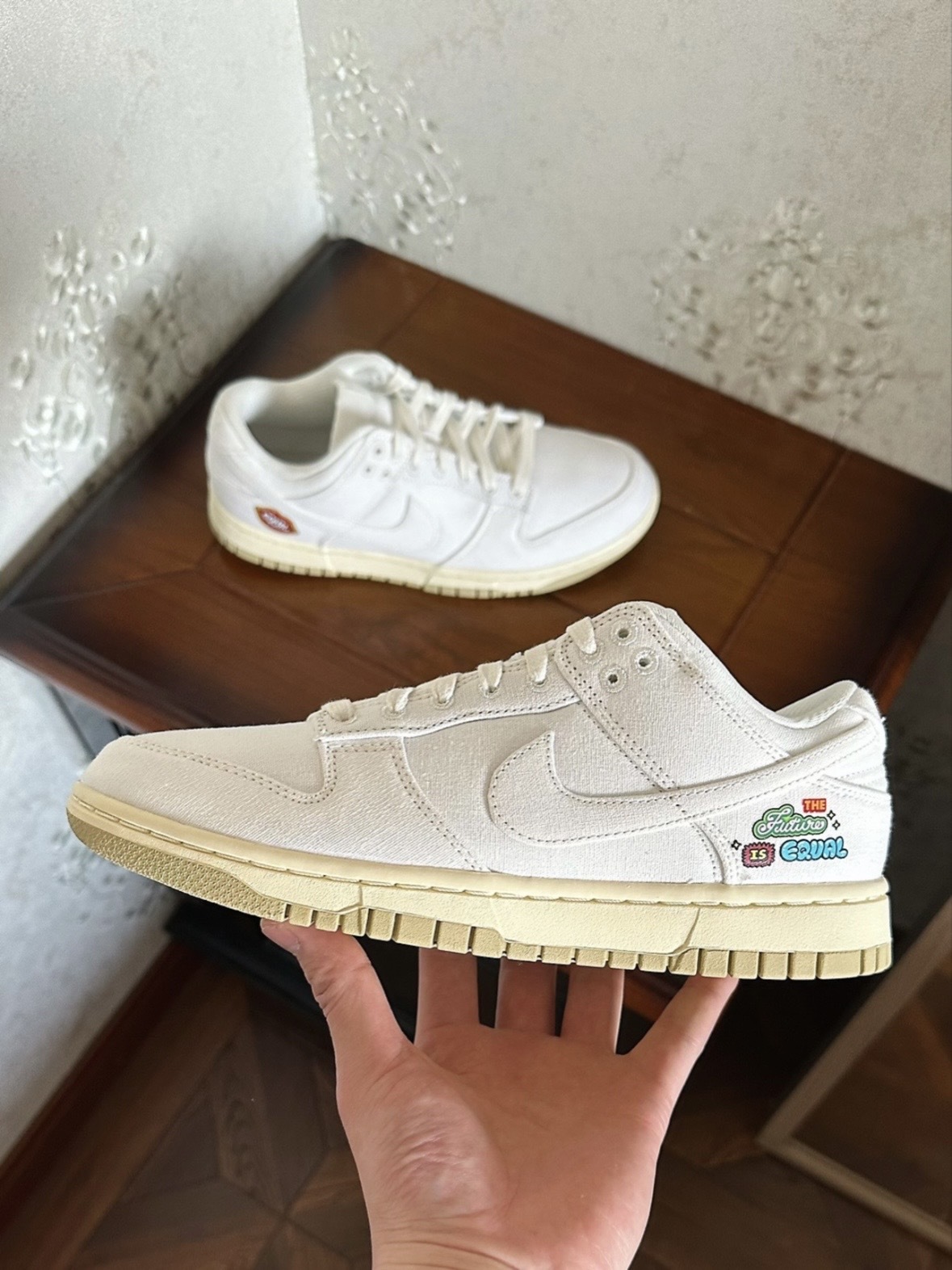 <線上SALE❤️‍🔥>Nike Dunk Low The Future Is Equal 米白塗鴉 (FD0868133 )