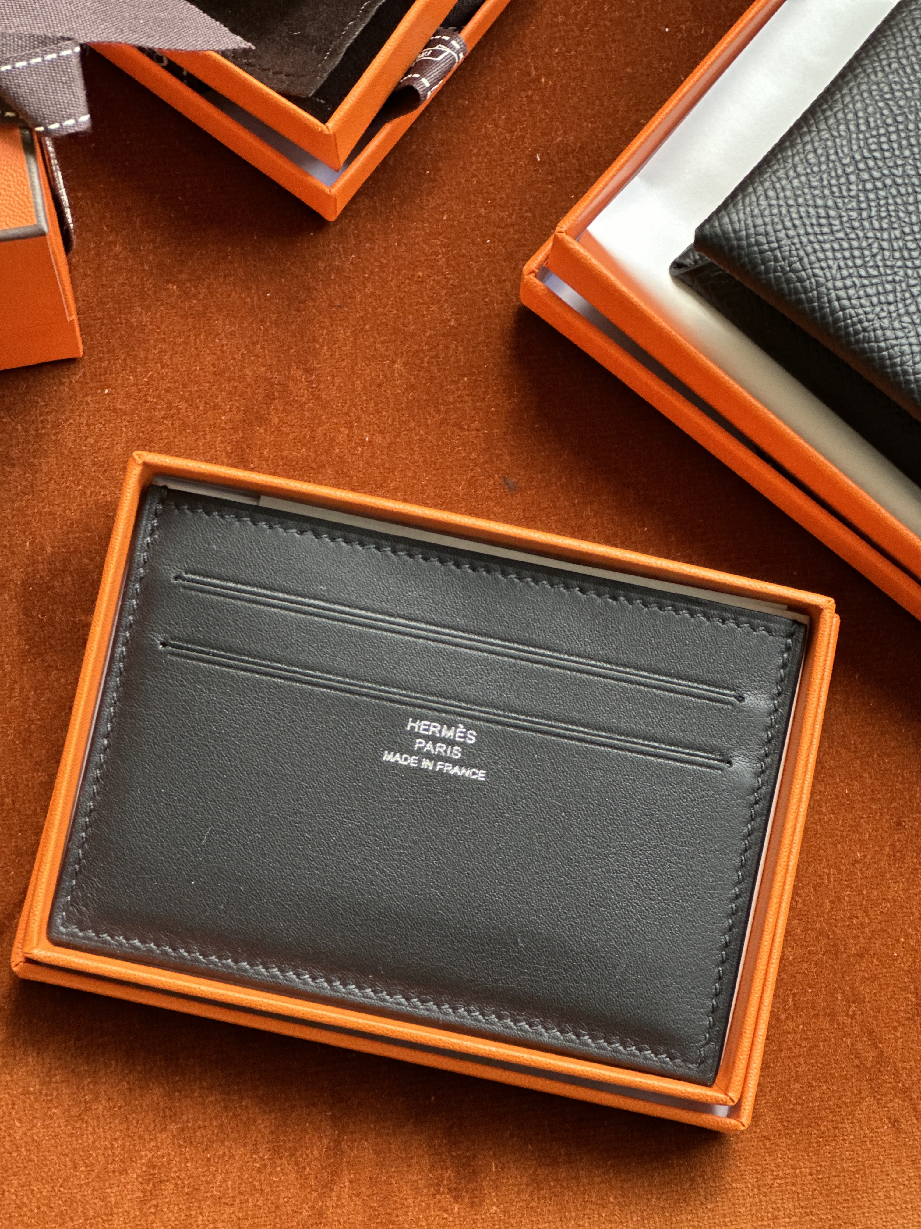 Hermes citizen twill card holder