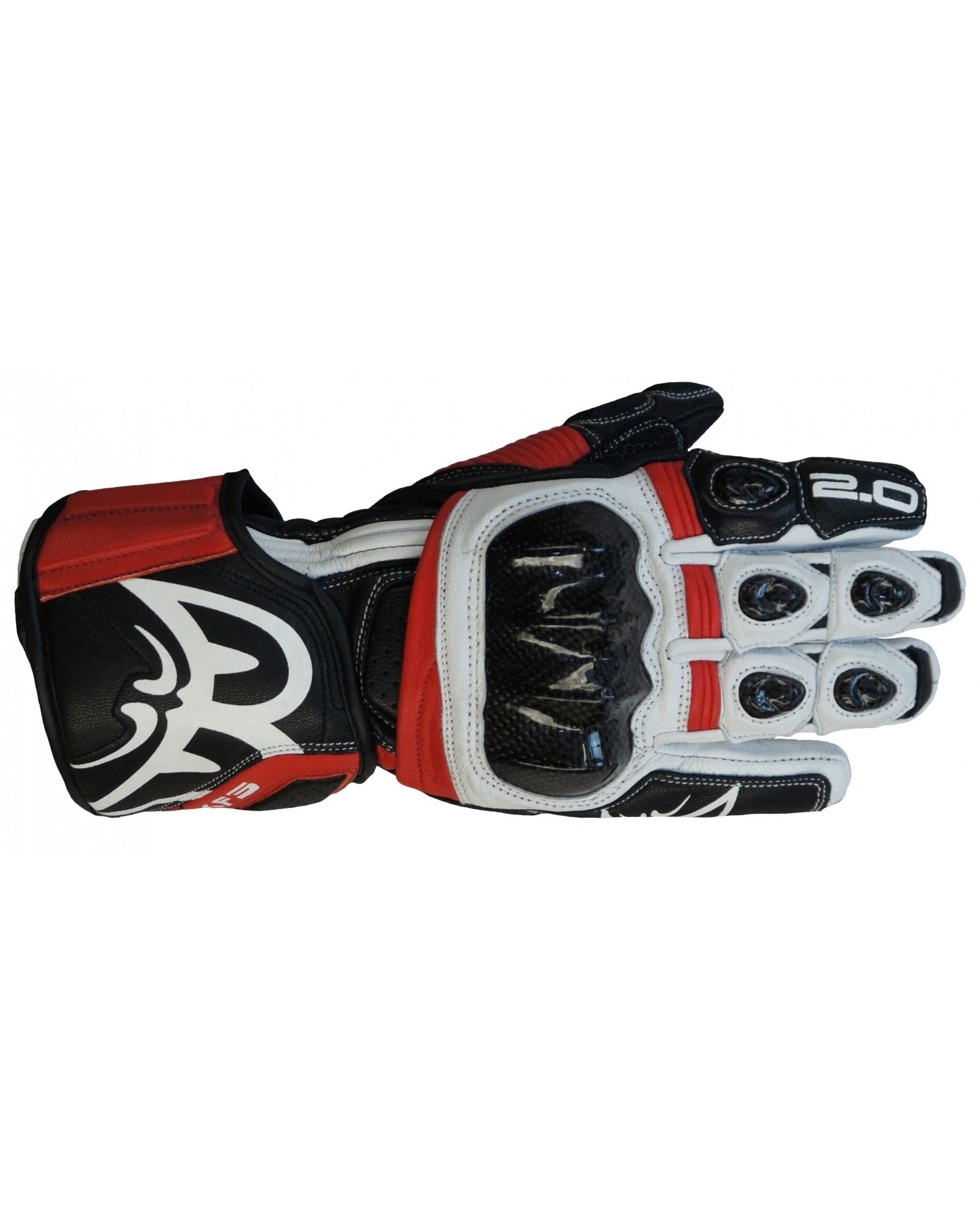 BERIK G-10723-BK RED 紅 皮手套 長版手套