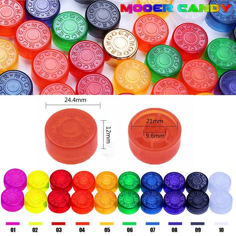 MOOER MROP-FT-JAR CANDY 彩色踩釘帽 效果器用