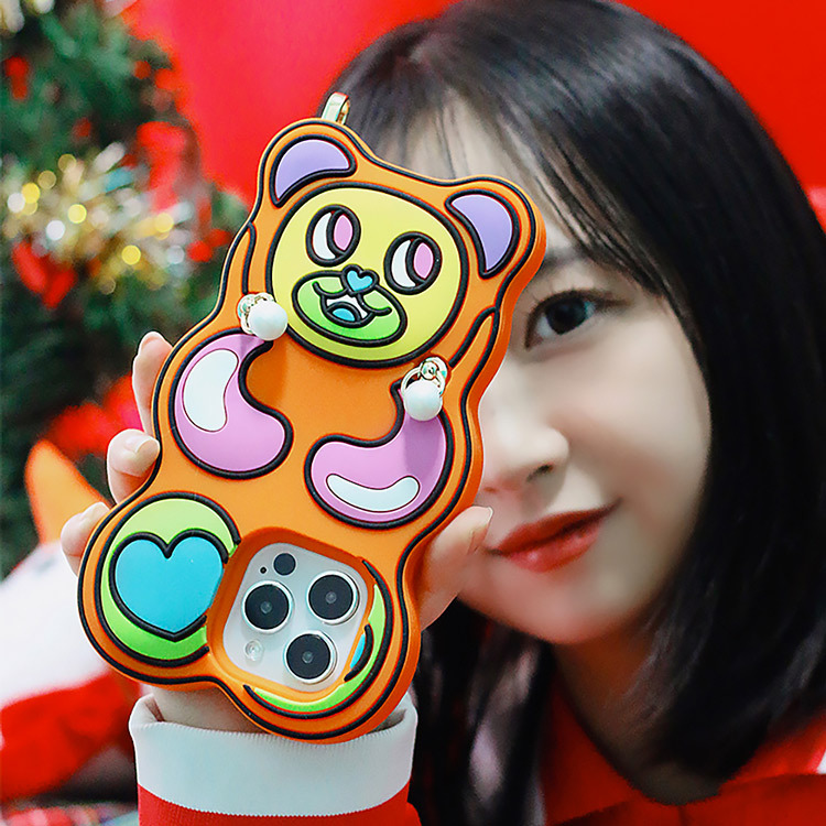 Candies iPhone 14 Pro Max - 開心小熊(橘)