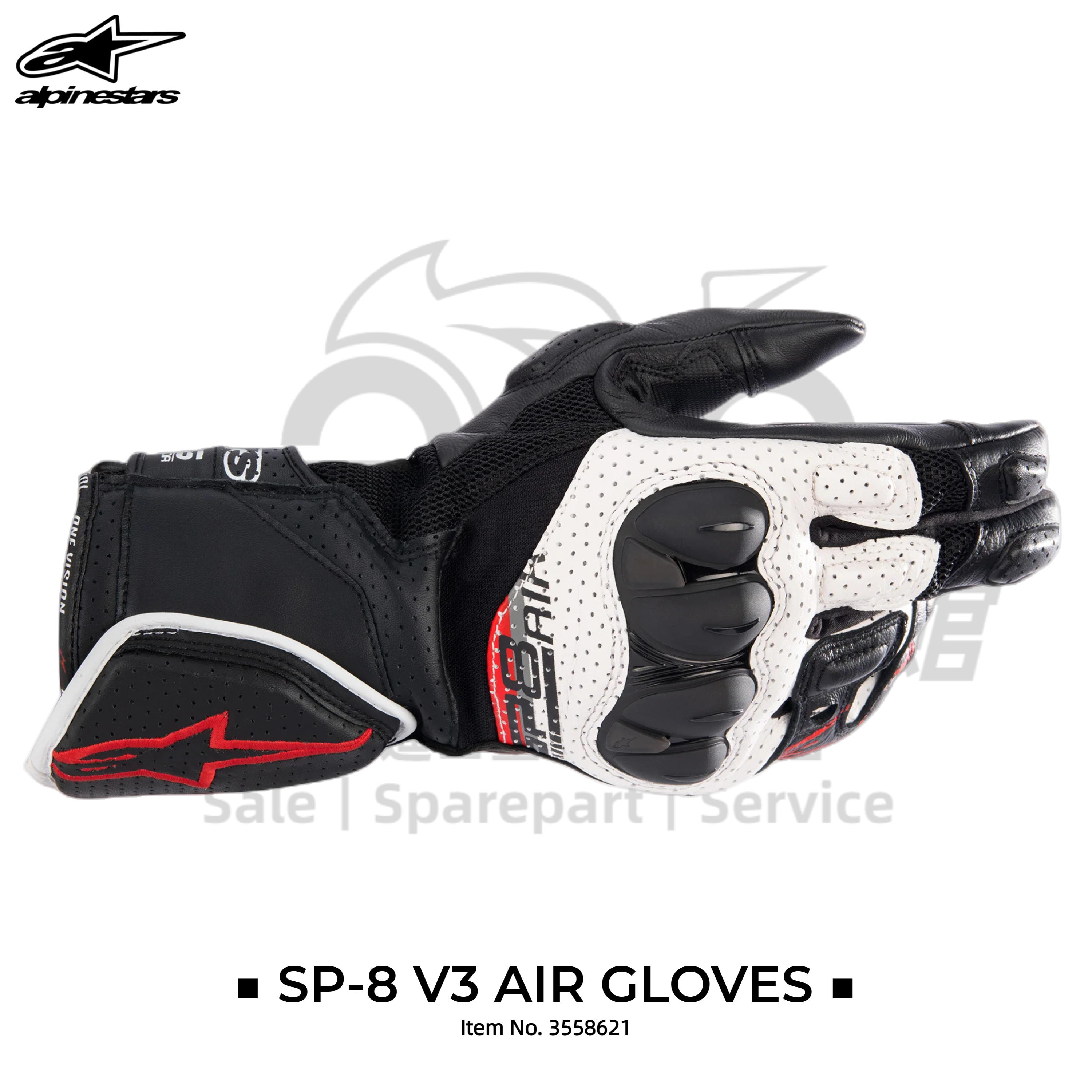 alpinestars SP-8 V3 AIR LEATHER GLOVES 長手套