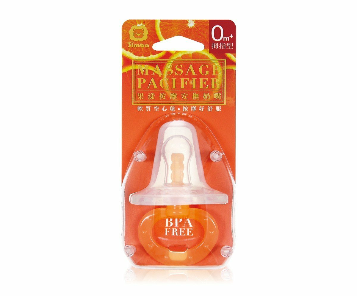SIMBA 拇指型按摩安撫奶嘴-初生