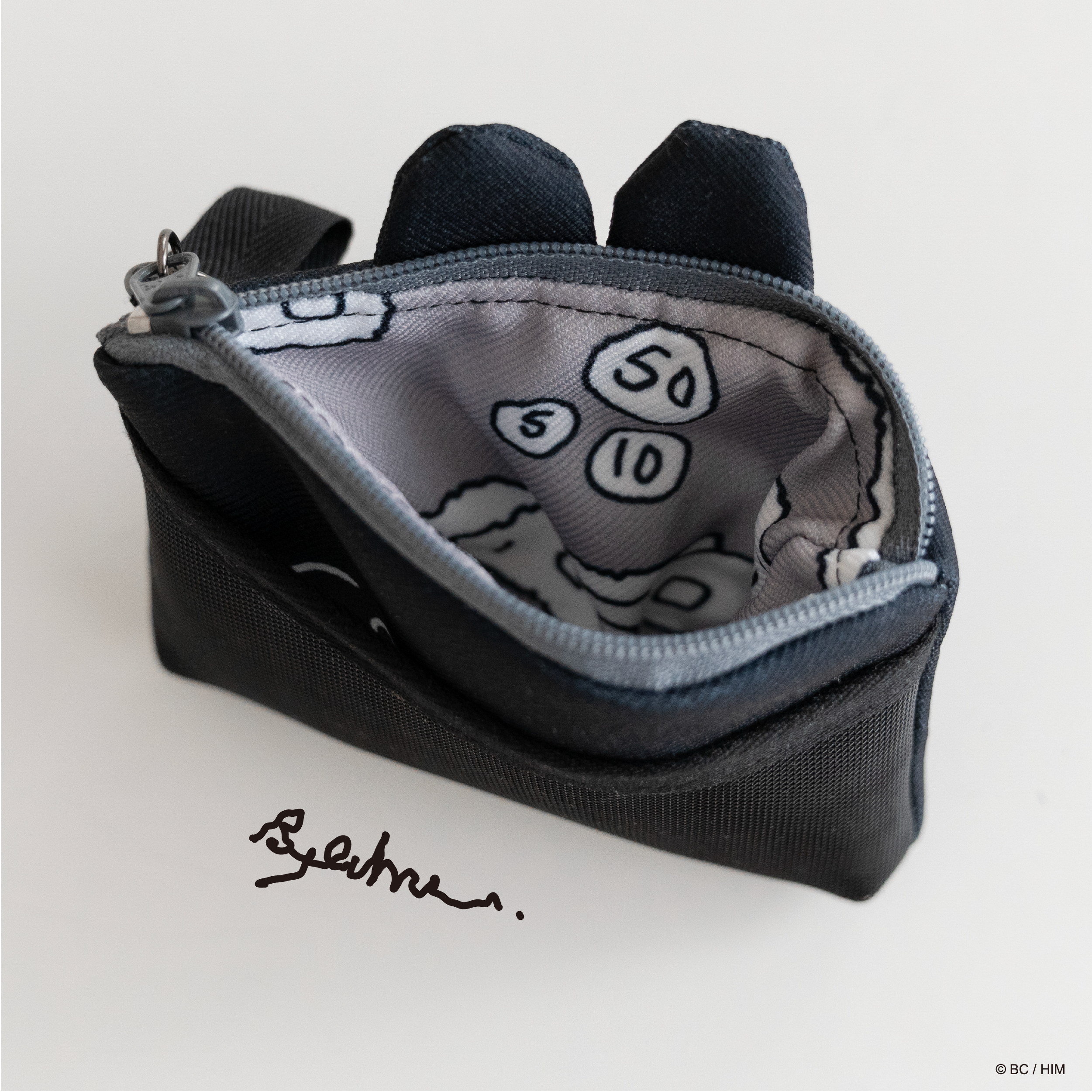 【慢慢挑 x 奧樂雞｜左手畫的招財票卡零錢包】 （商品不含悠遊卡）