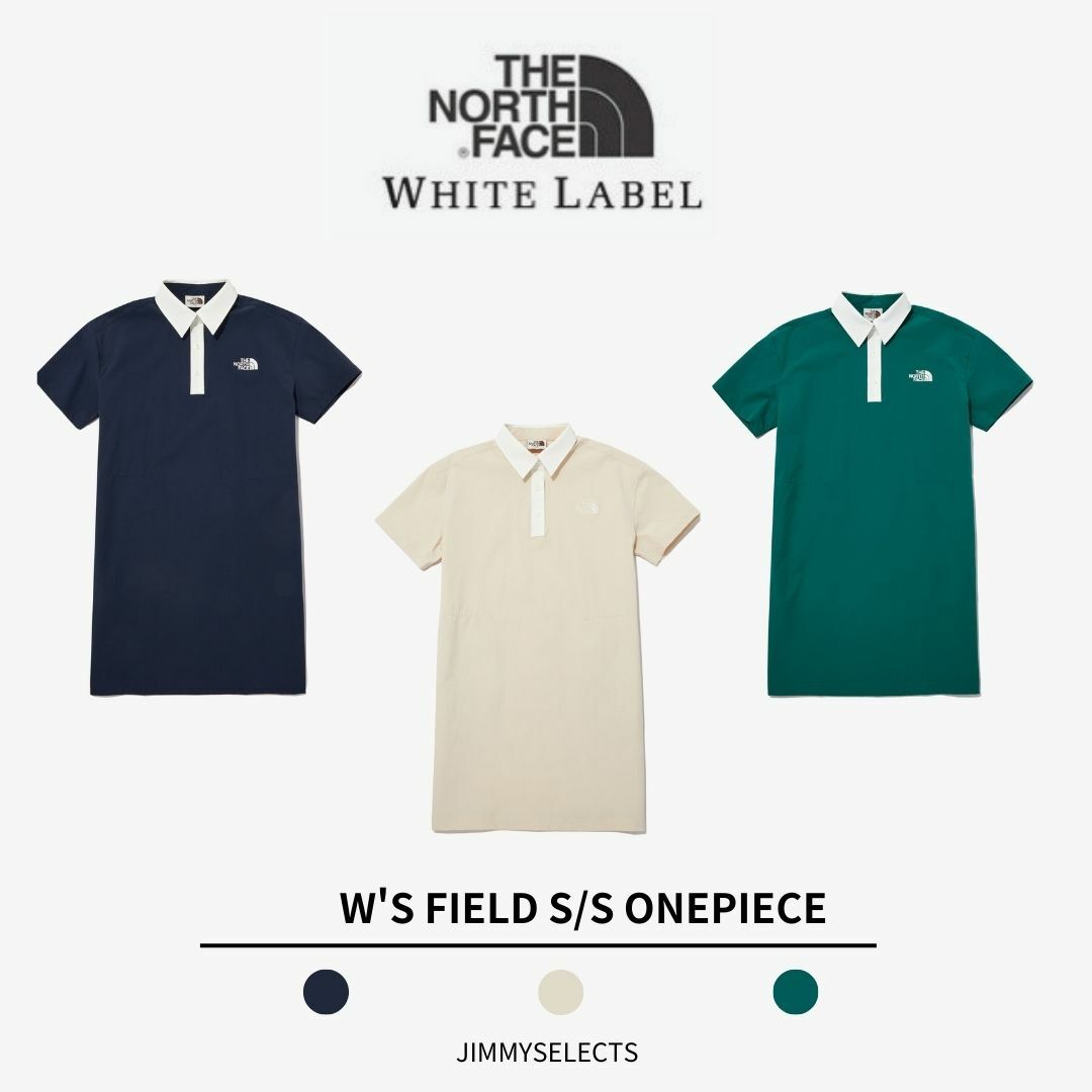 THE NORTH FACE 白標 女 FIELD S/S ONEPIECE 襯衫 洋裝 NT7ZP30
