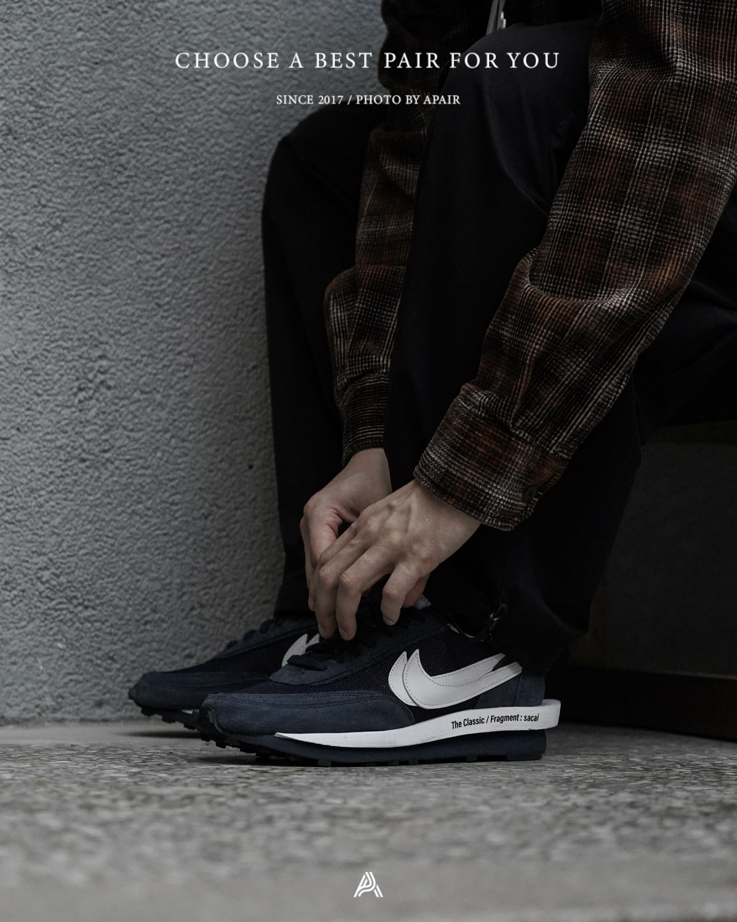 【APAIR】預購 fragment design x sacai x Nike LD Waffle 三方聯名 藤原浩聯名款 海軍藍 DH2684-400