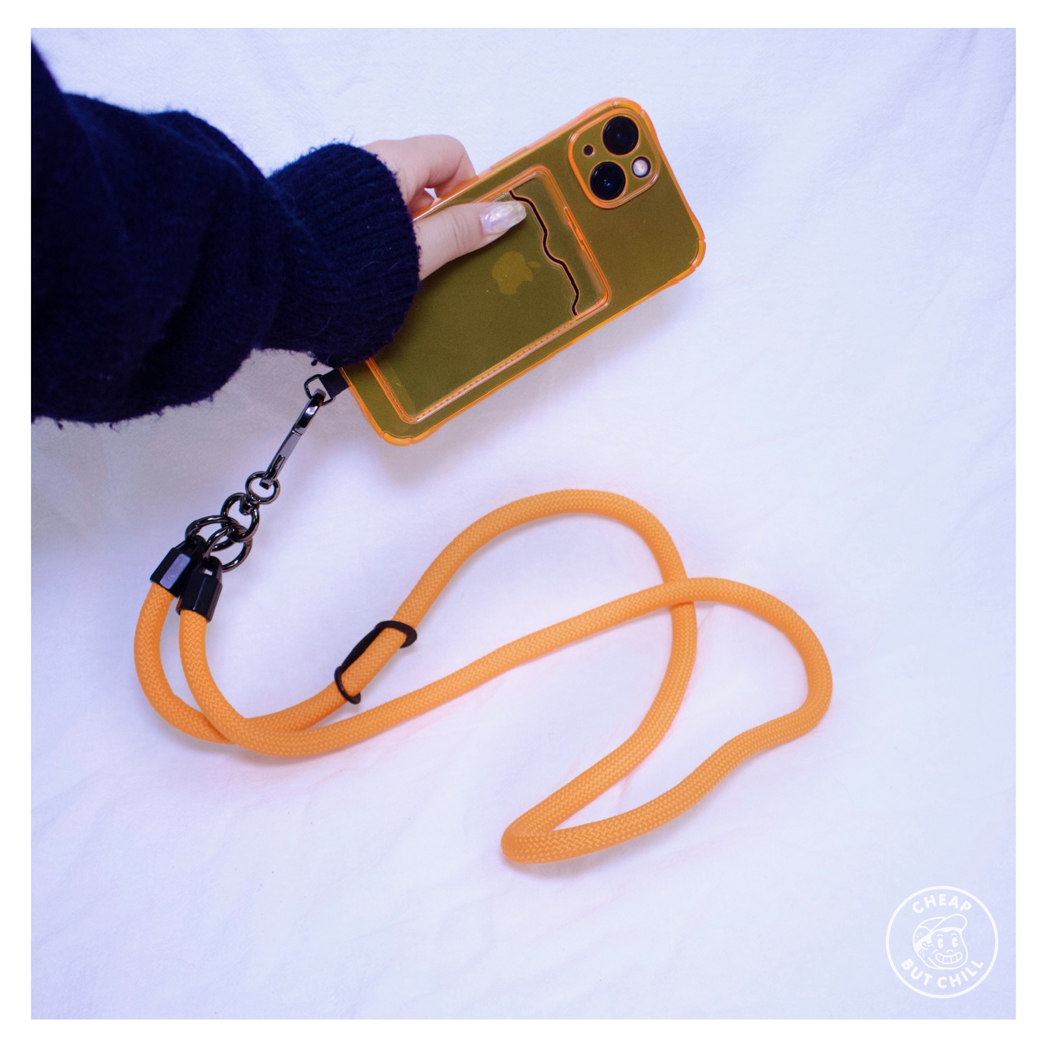 New ✦ CheapbutChill 粗LOOK斜咩手機繩套裝 (九色入)