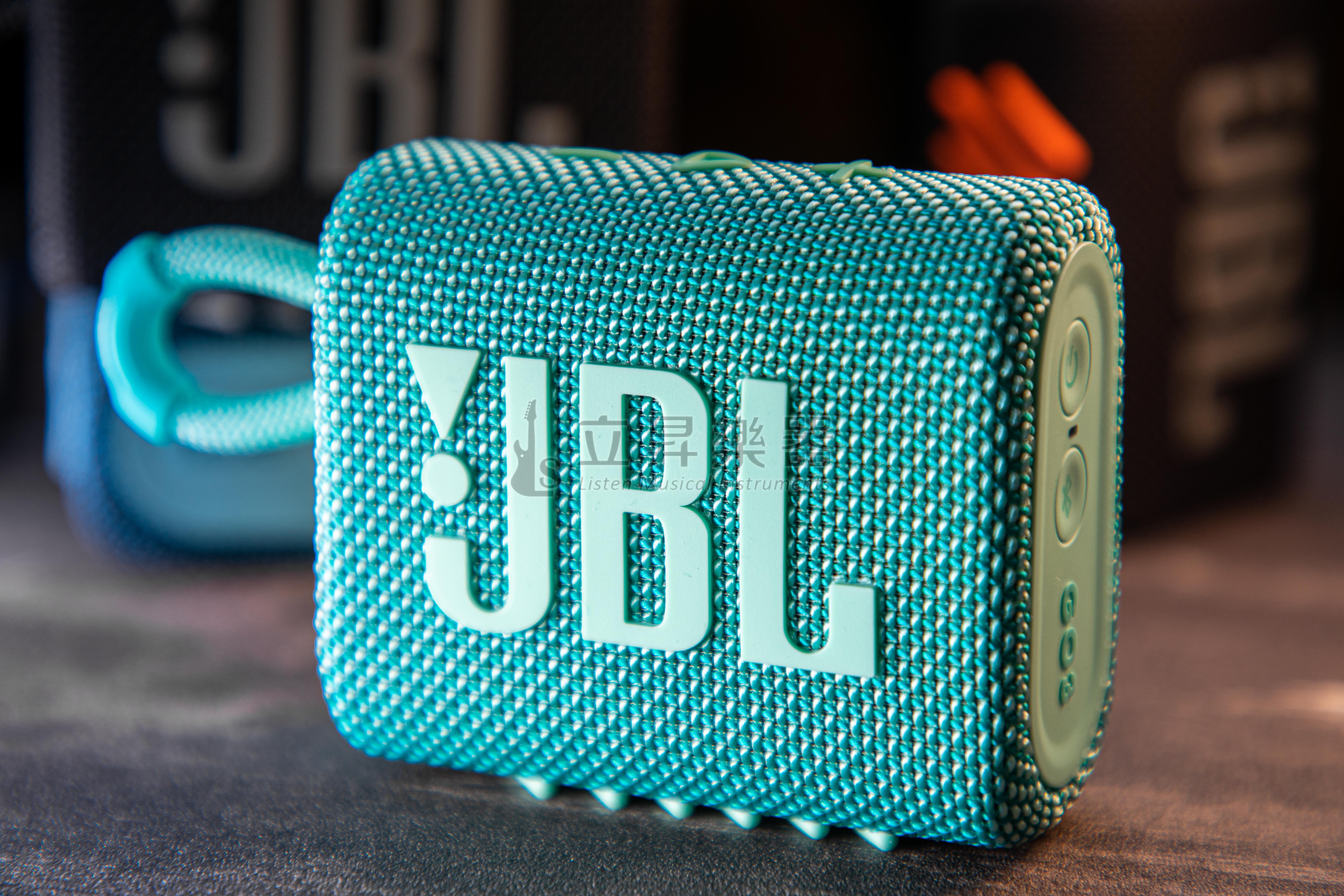 JBL JBL GO 3 可攜式防水 藍牙喇叭 藍牙5.1技術 IP67防水防塵 5小時音樂播放 原廠保固 ｜ BLK 黑色/BLKO 黑橘色/BLU 藍色/TEAL 淺綠色 第 5 張圖片｜三峽錄音 / 音響
