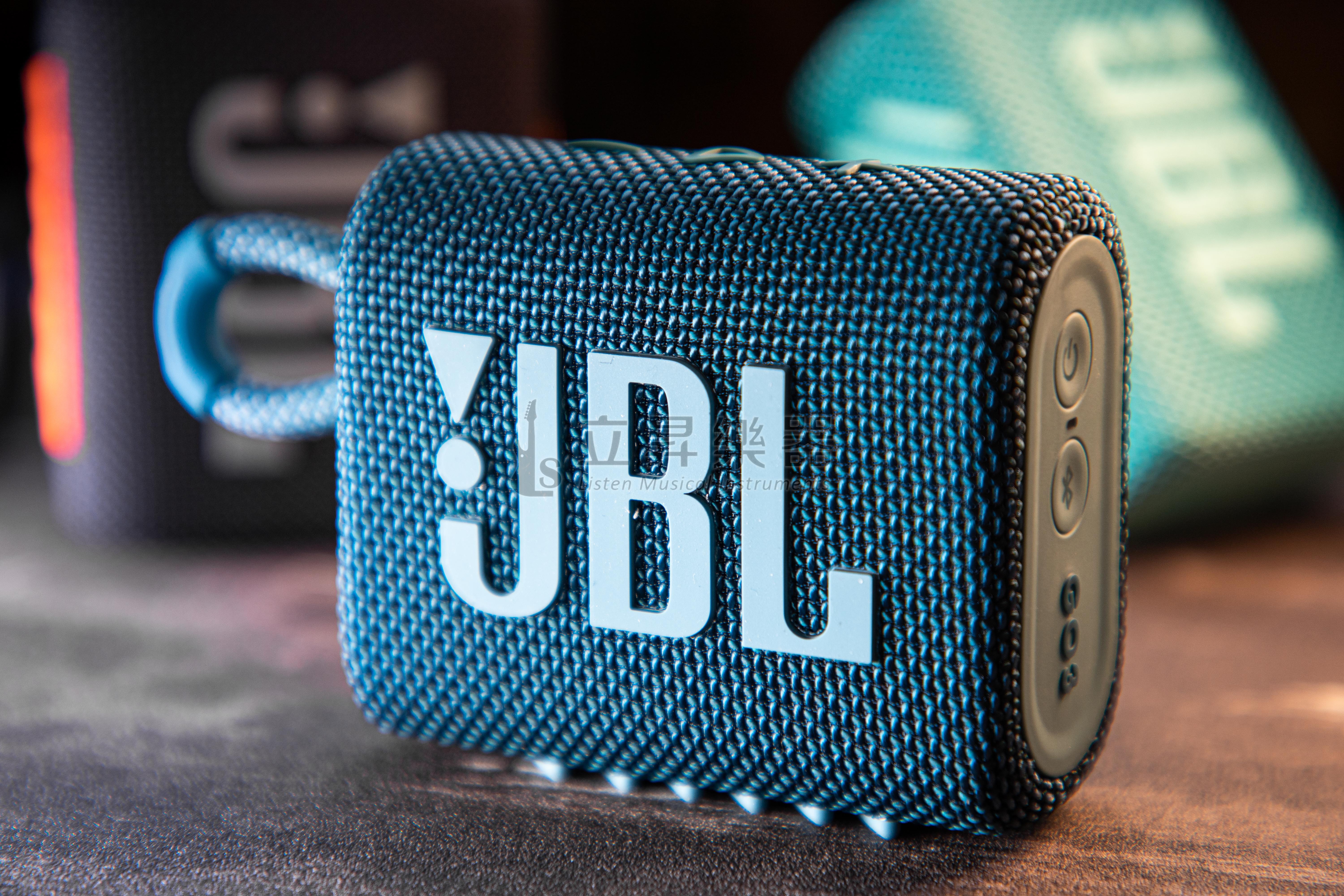 JBL JBL GO 3 可攜式防水 藍牙喇叭 藍牙5.1技術 IP67防水防塵 5小時音樂播放 原廠保固 ｜ BLK 黑色/BLKO 黑橘色/BLU 藍色/TEAL 淺綠色 第 4 張圖片｜三峽錄音 / 音響