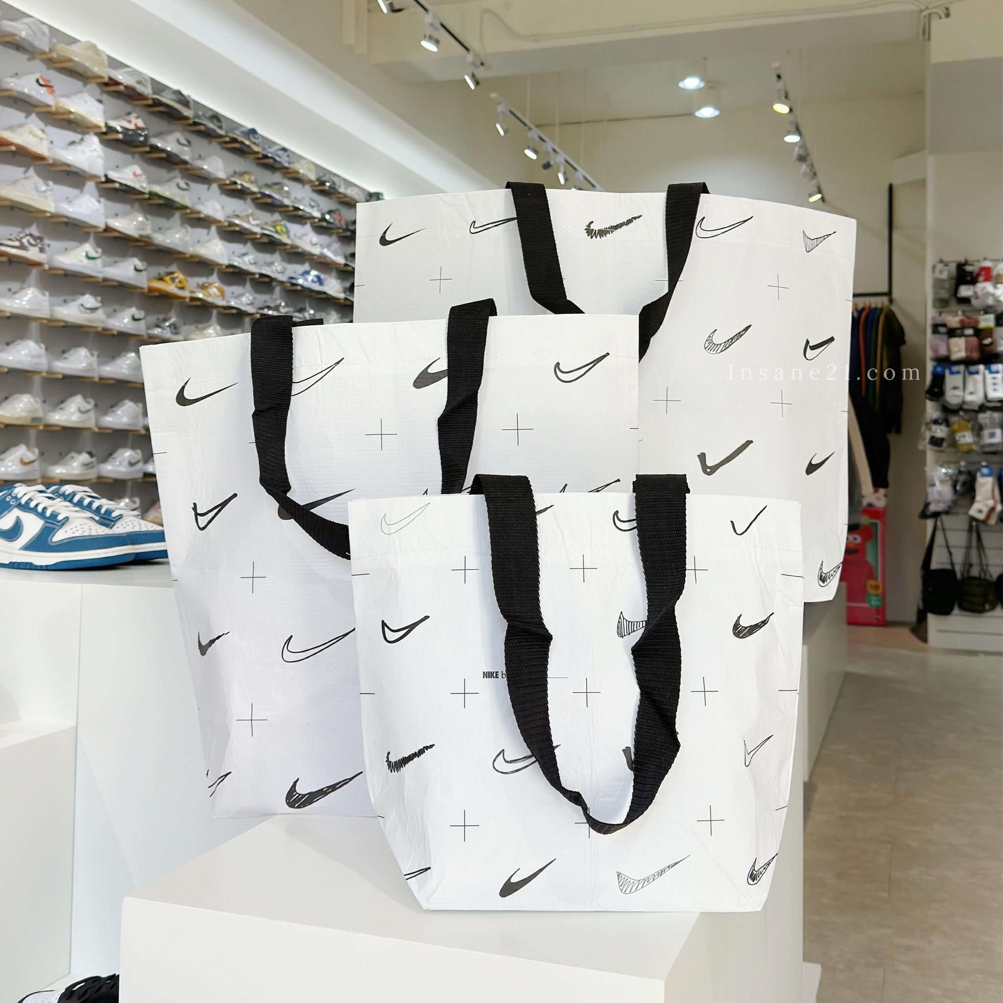 NIKE 環保 防水 購物袋 手提袋 海外限定 小 / 中 / 大