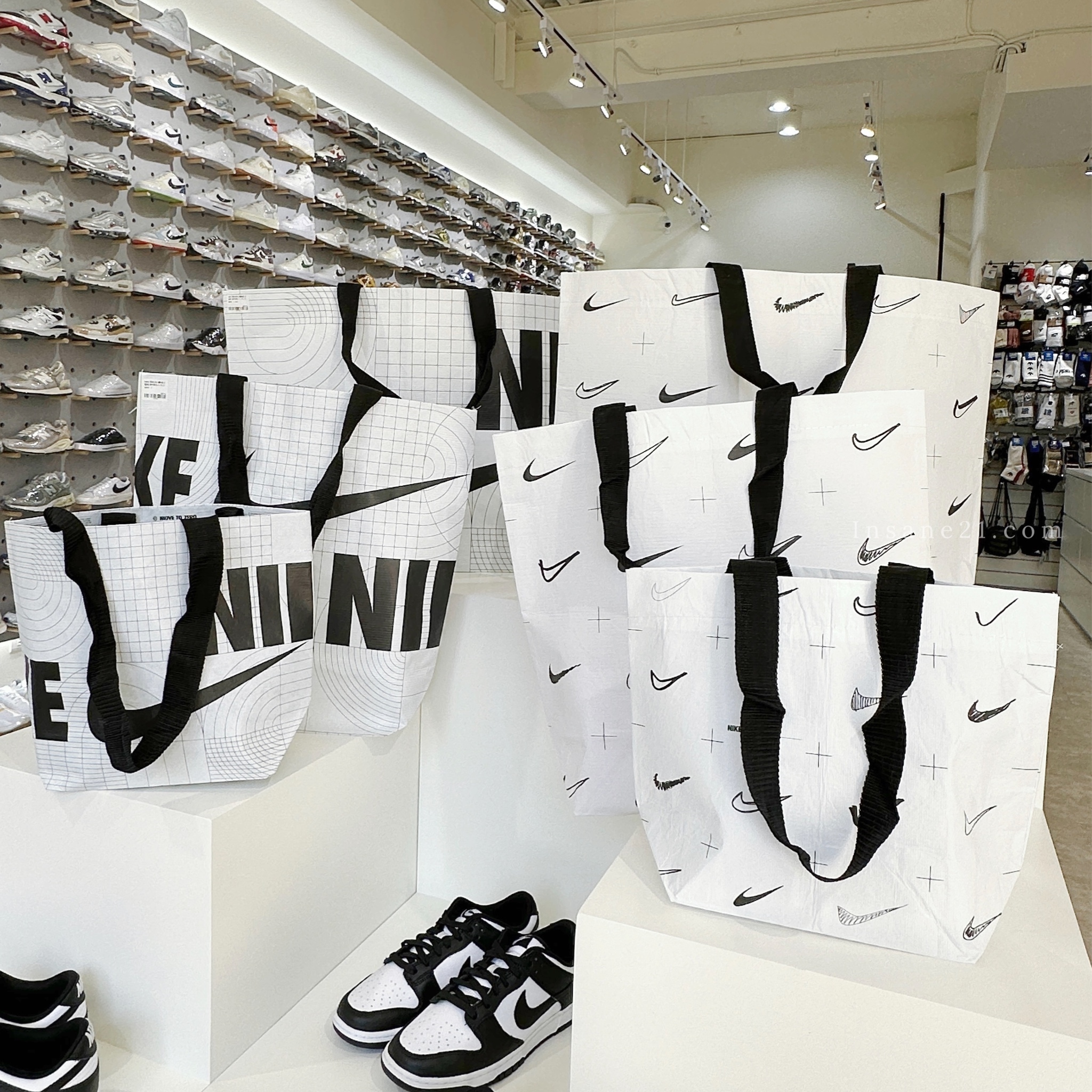 NIKE 環保 防水 購物袋 手提袋 海外限定 小 / 中 / 大