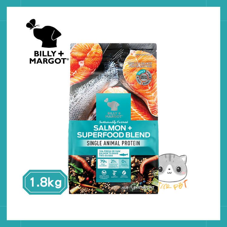 Billy+Margot Salmon with Superfood Dog Recipe 1.8kg