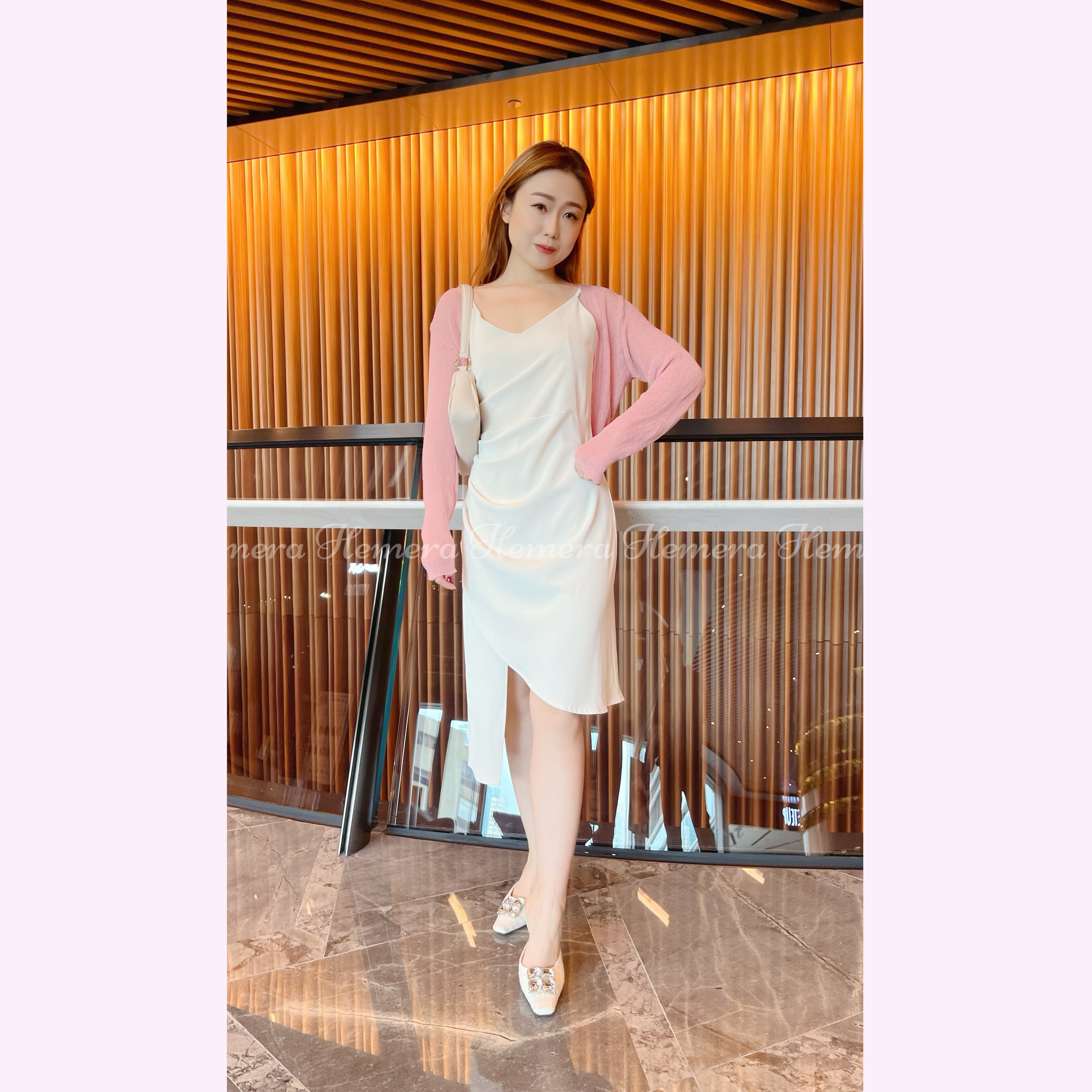 IN STOCK: DR23W0339 EASY TO CARRY不規則長裙