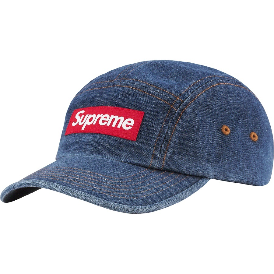 [現貨] Supreme Washed Chino Twill Camp Cap Denim