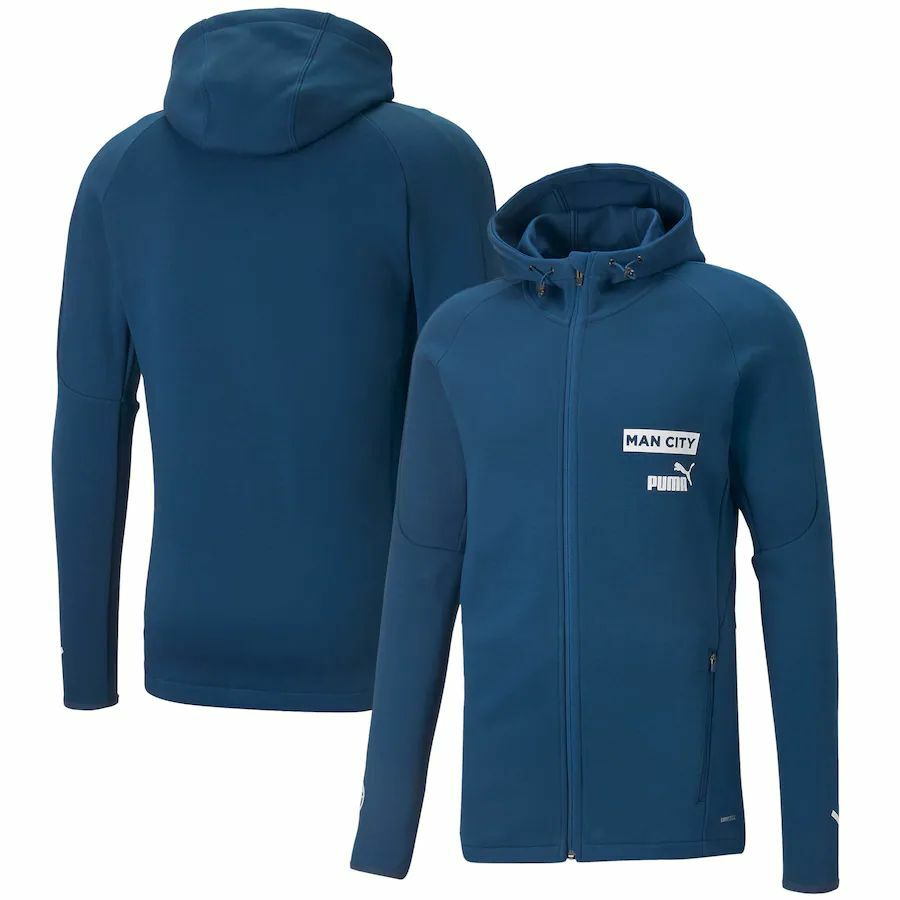 2022 Manchester City Blue Causals Hoody Jacket (PRE-ORDER)