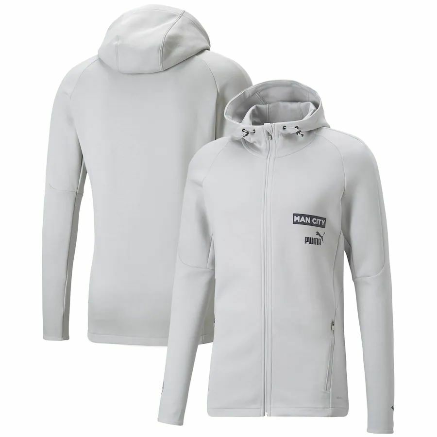 2022 Manchester City Grey Causals Hoody Jacket (PRE-ORDER)
