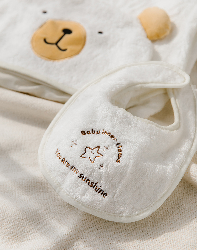 寶寶2件組(包巾+口水巾)