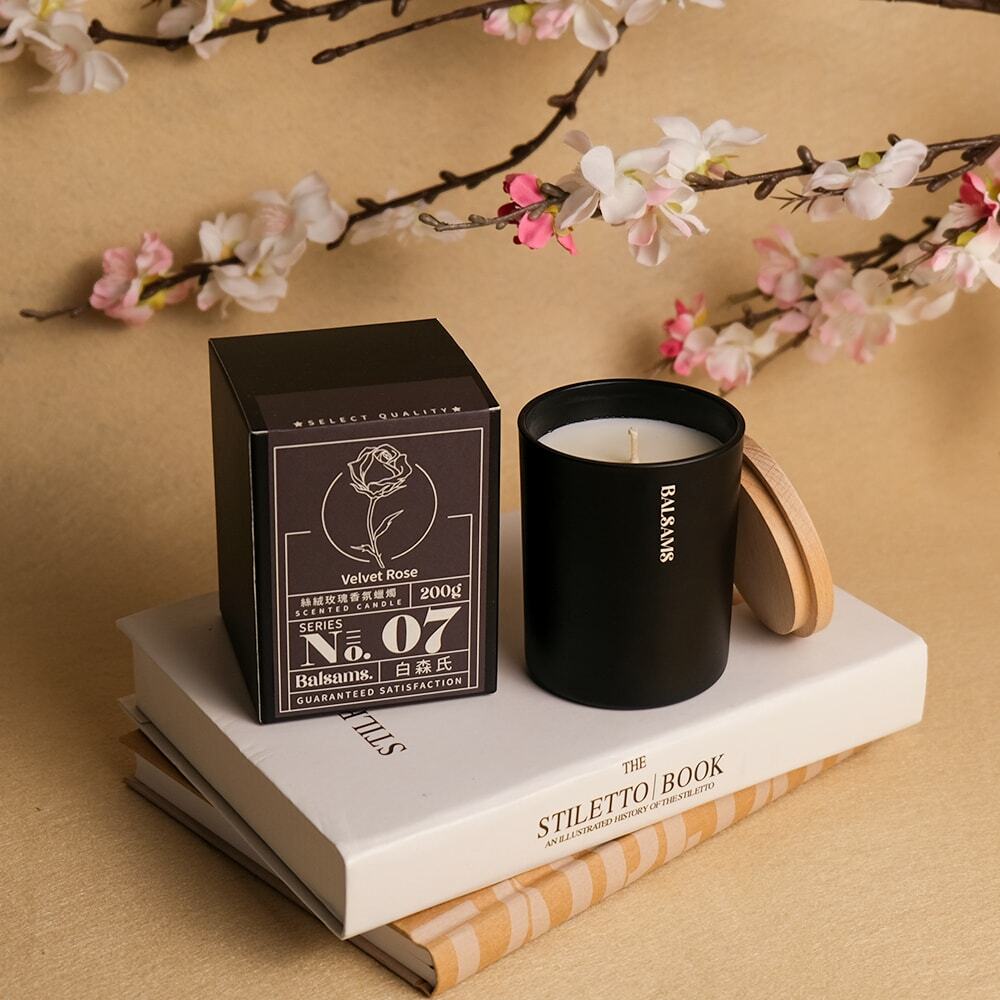 Balsams白森氏香氛工藝蠟燭200g-絲絨玫瑰