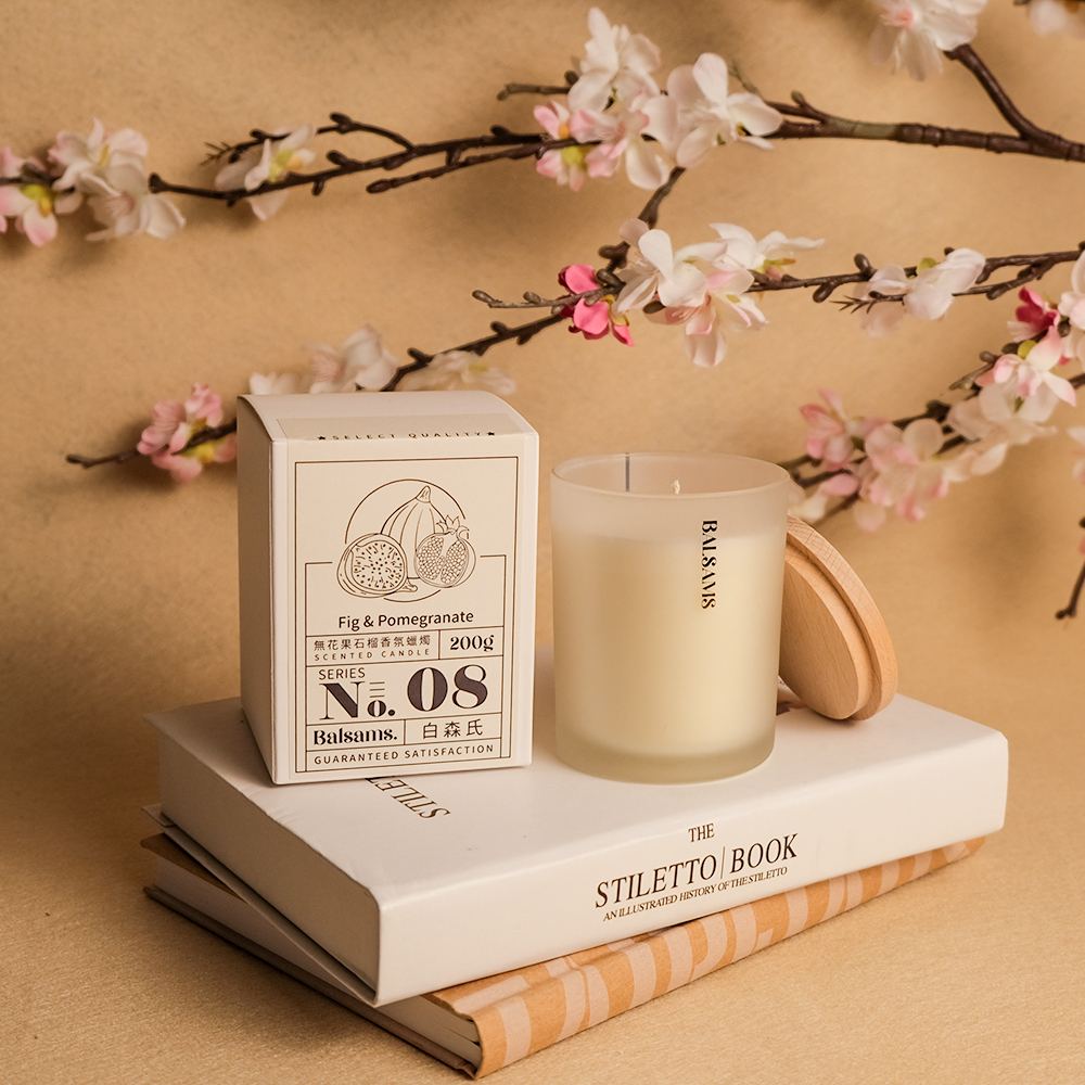 Balsams白森氏香氛工藝蠟燭200g-無花果&石榴