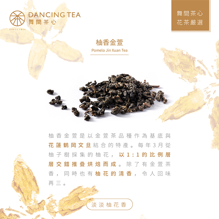 柚香金萱-原片立體茶包6入(獨立包)