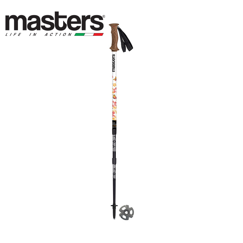 MASTERS 義大利 Scout 蝴蝶系列-繽紛橘 登山/避震/鋁合金/三節 87MS4721