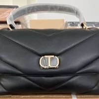 [S] TWINSET TOP HANDLE,NERO, 231TB7113-00006 (STS35)