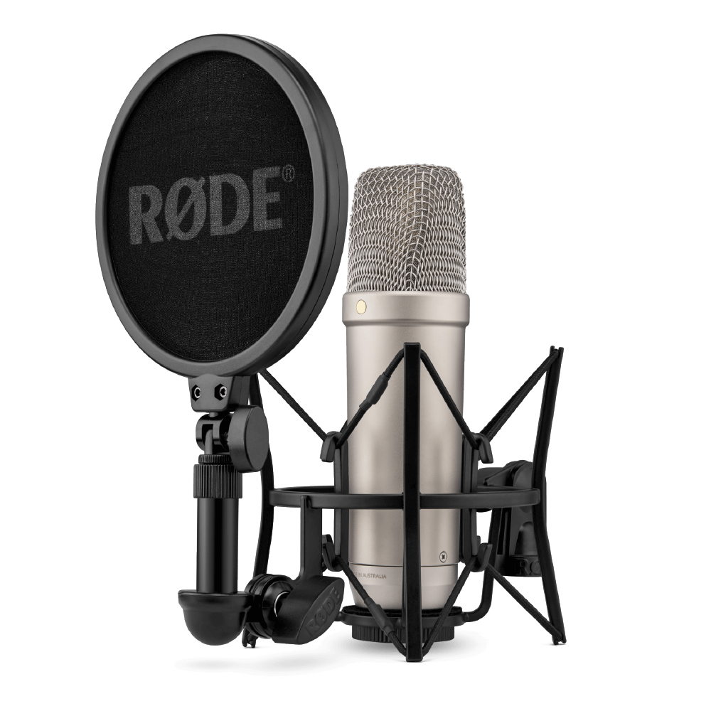 Rode Rode / NT1 5th Generation 第五代 電容/USB雙用麥克風套組 (XLR/USB-C接孔) (含避震架/防噴罩) (黑/銀) (台灣代理公司貨) 第 6 張圖片｜三峽麥克風