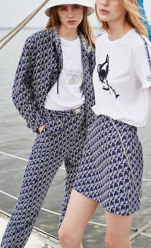 BC1EE106B1 濱海風情JETEZO字母緹花工裝褲（ 2色 / 附小掛包 ）