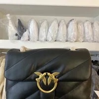 [S] PINKO LOVE CLASSIC PUFF CL SHEEP NAPPA,BLACK, PE23PLTT100038A0F2 (SPK36)