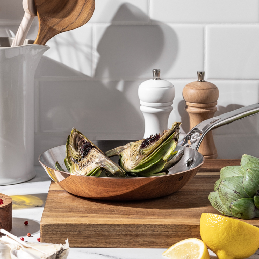 Prima Matera 頂級契合不鏽鋼柄平底銅鍋 (適用IH感應爐）