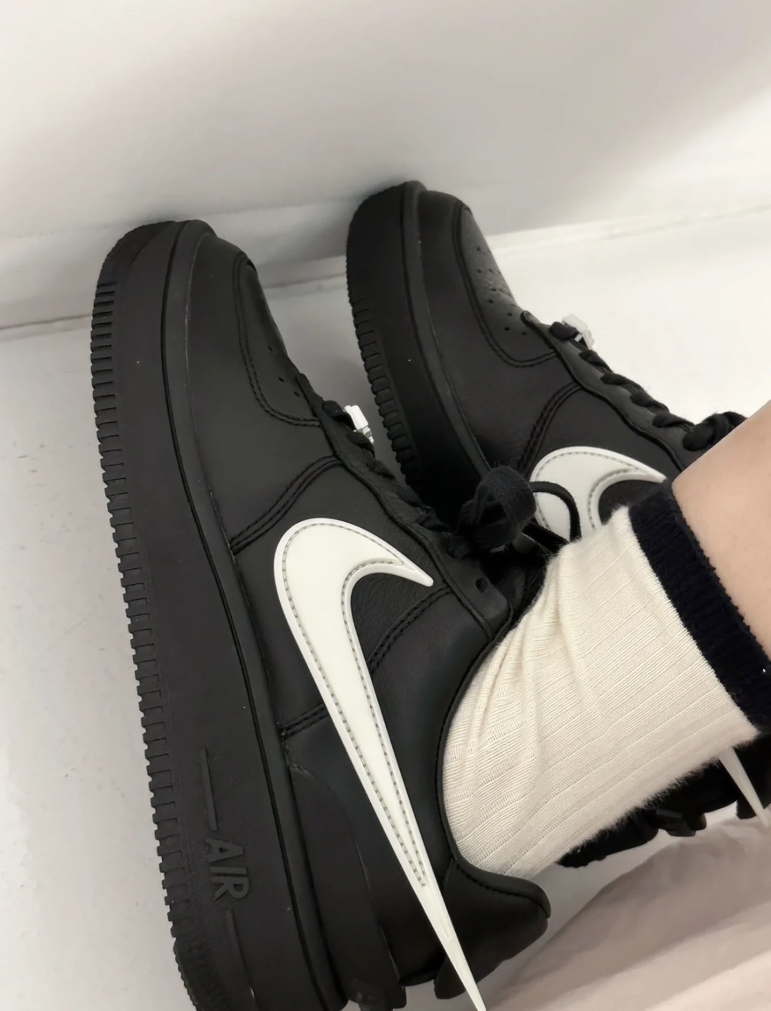 AMBUSH X NIKE AIR FORCE 1 LOW "Black" 黑 (DV3464001)