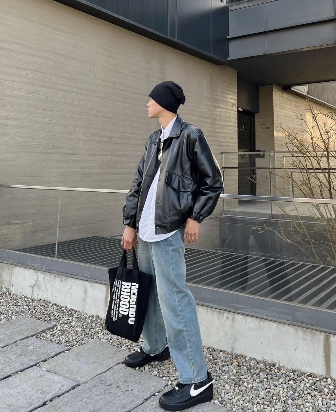 AMBUSH MA1 21AW 支持する BLACK