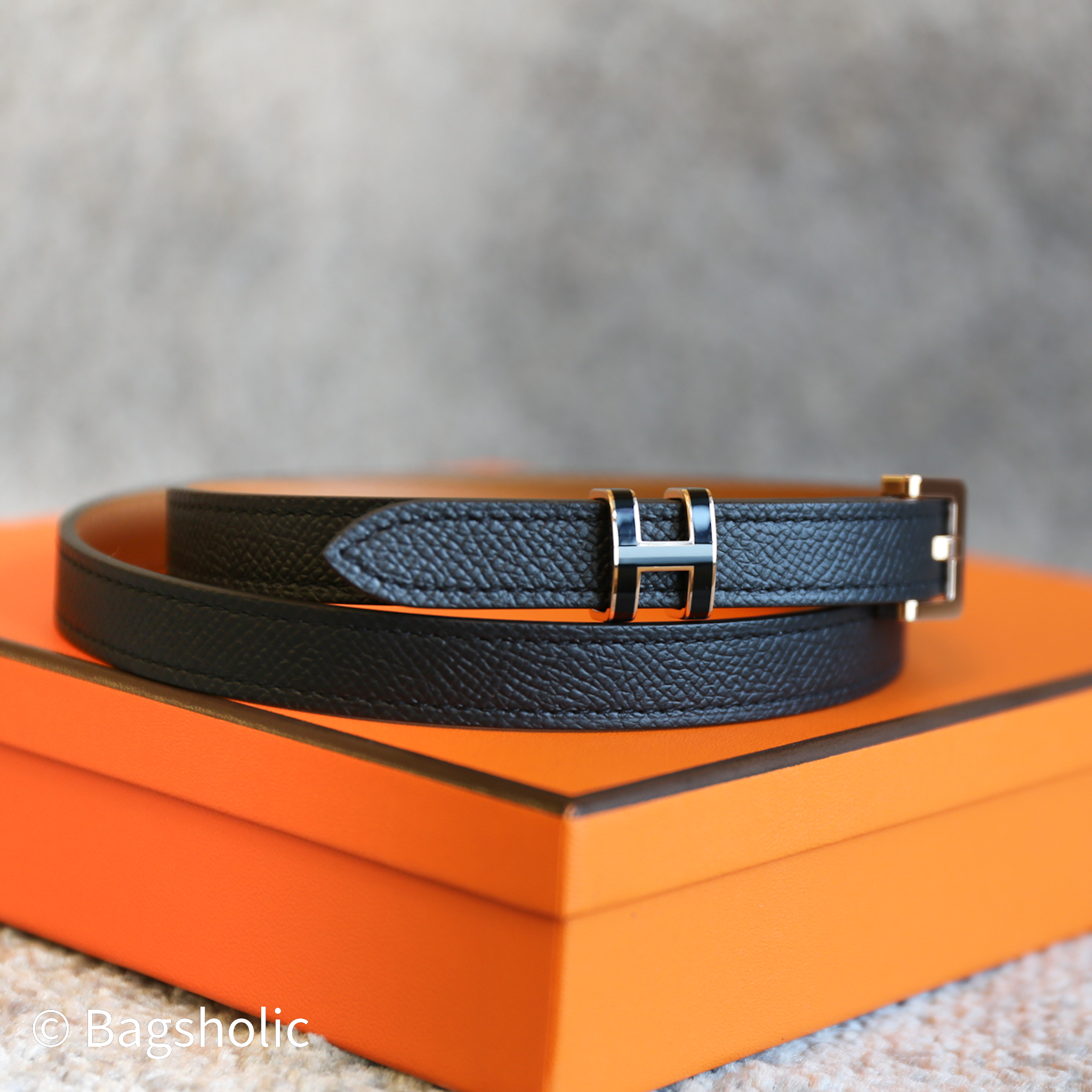 Hermès Pop H Belt (Black RGHW)