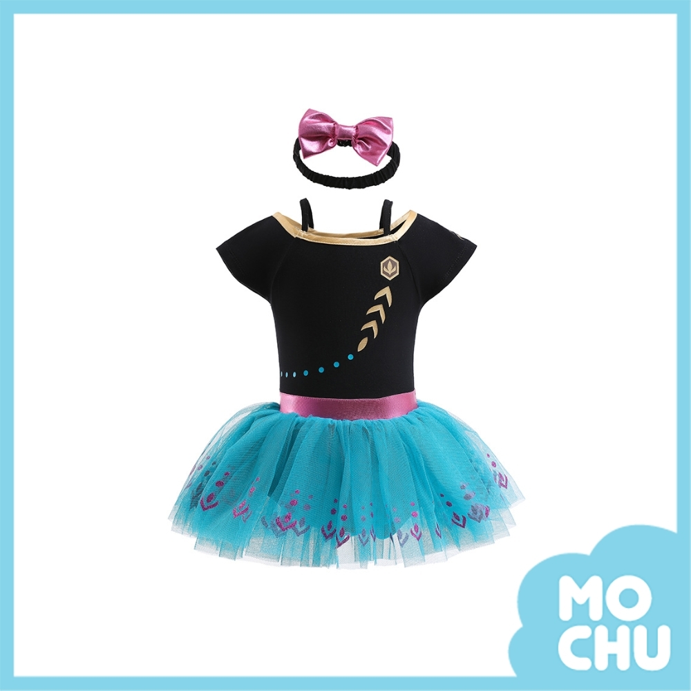 安娜公主蓬蓬裙+頭飾