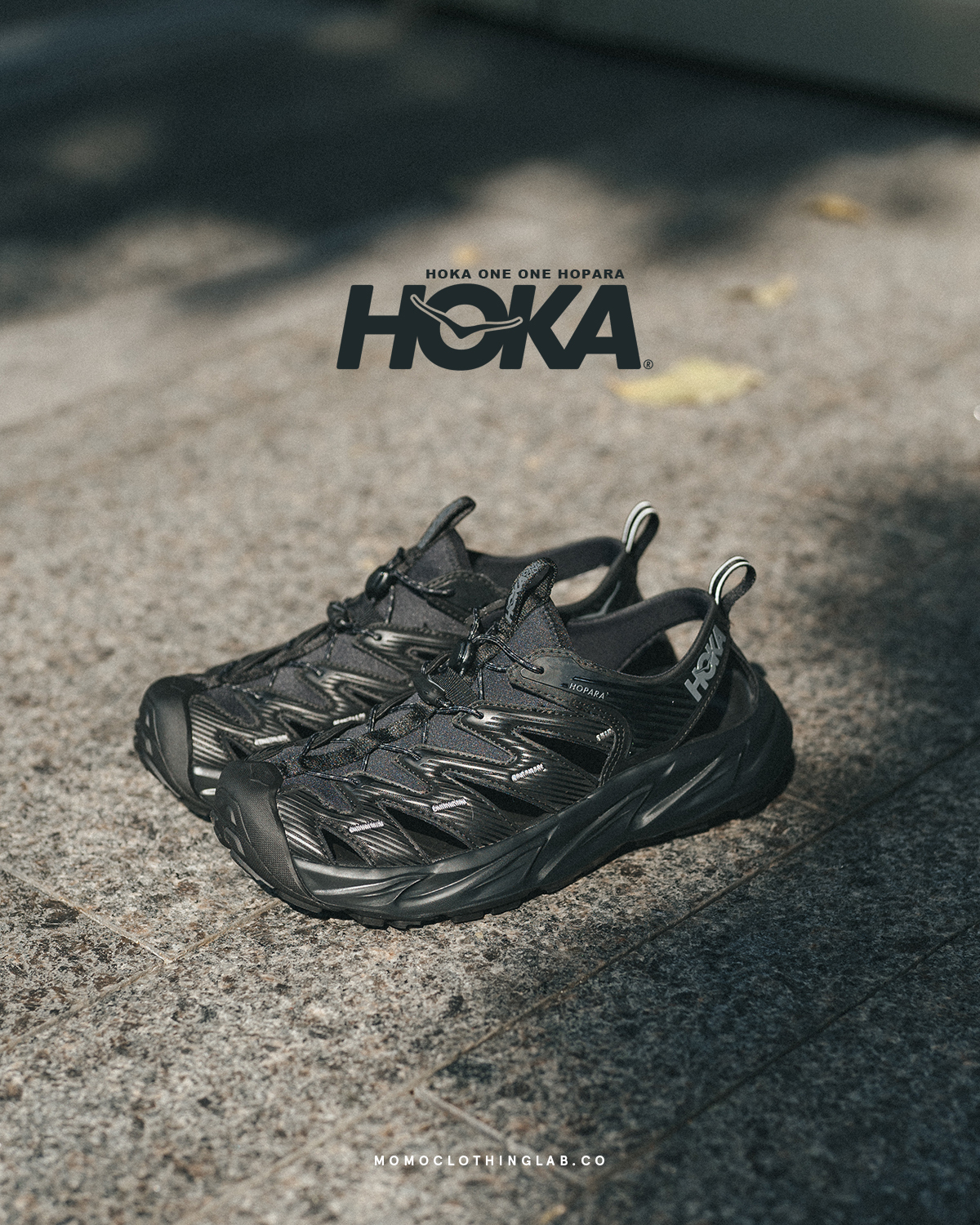 HOKA One One Hopara 健行涼鞋 黑 HO1106534BBLC