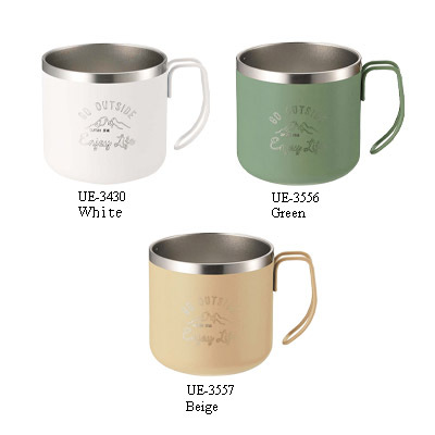 CAPTAIN STAG 鹿牌 go outside 雙層不銹鋼露營用保溫杯 350ml 