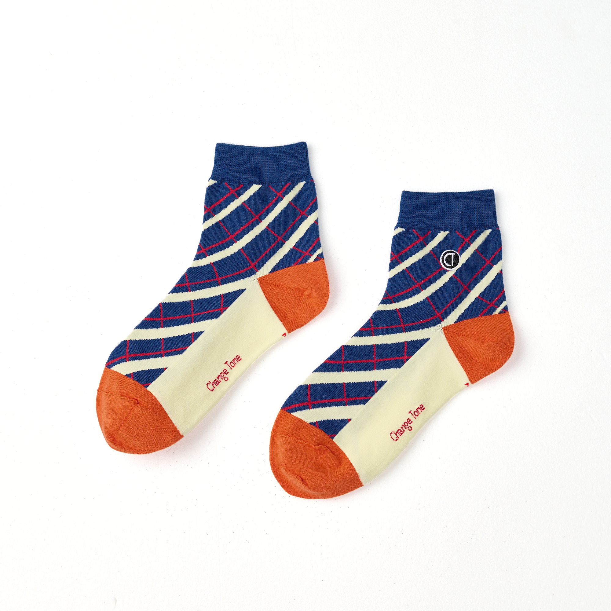 網球俱樂部〈深藍/短襪〉