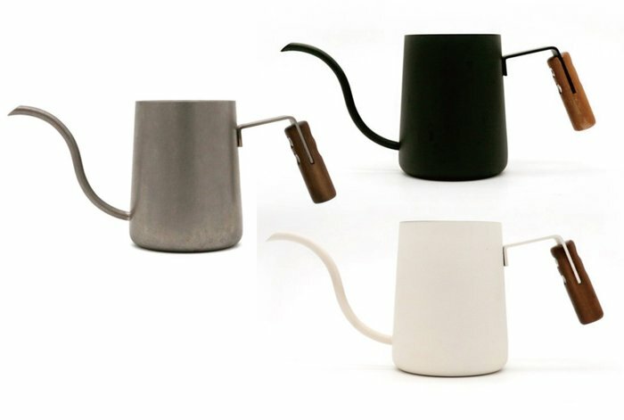 minos 胡桃木柄 掛耳手沖壺 300ml ( 黑/白/石洗 3色) / 質感手沖壺 / 手沖咖啡器材